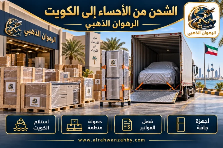 الشحن من الأحساء إلى الكويت — الرهوان الذهبي