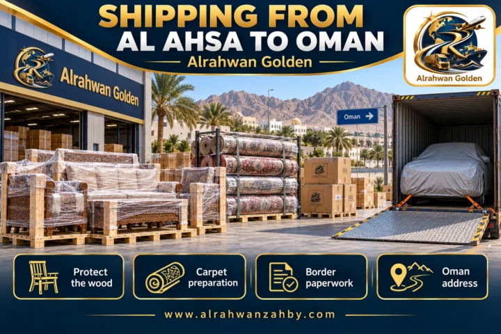 SHIPPING FROM AL AHSA TO OMAN — Alrahwan Golden