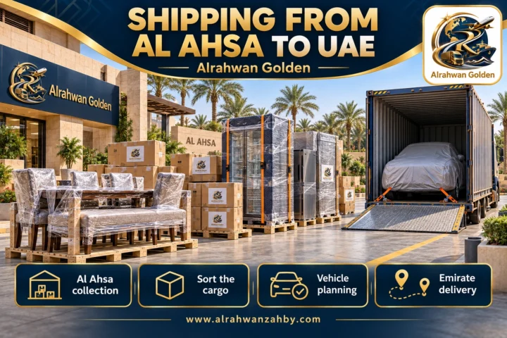 SHIPPING FROM AL AHSA TO UAE — Alrahwan Golden