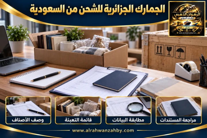 الجمارك الجزائرية للشحن من السعودية
