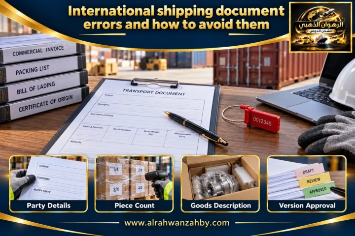 International shipping document errors and how to avoid them