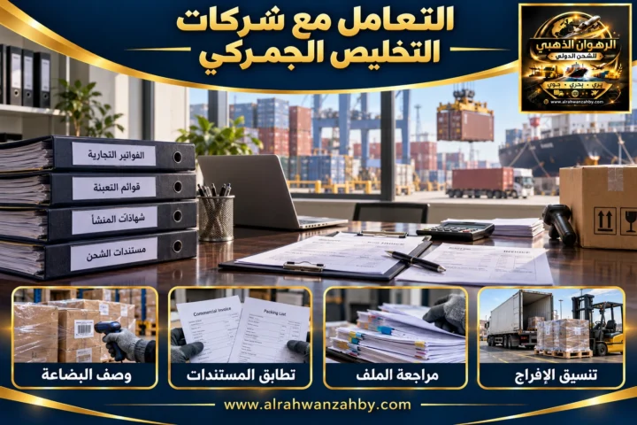 التعامل مع شركات التخليص الجمركي