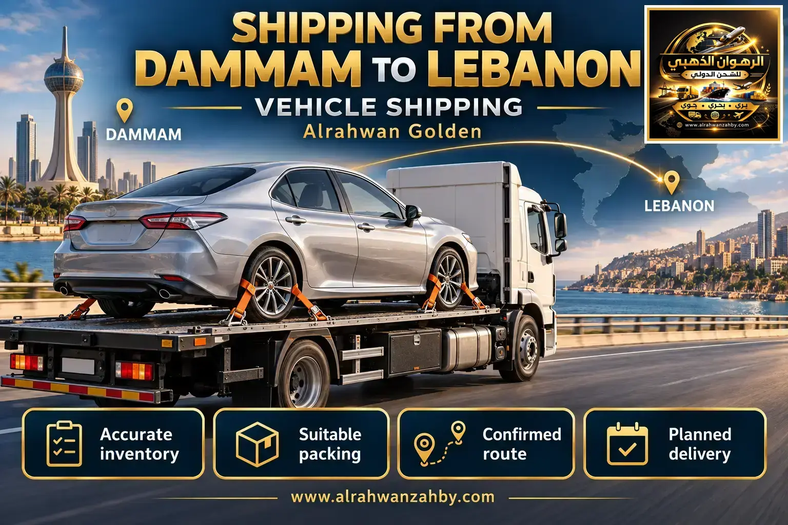 Shipping From Dammam To Lebanon — Vehicle Shipping