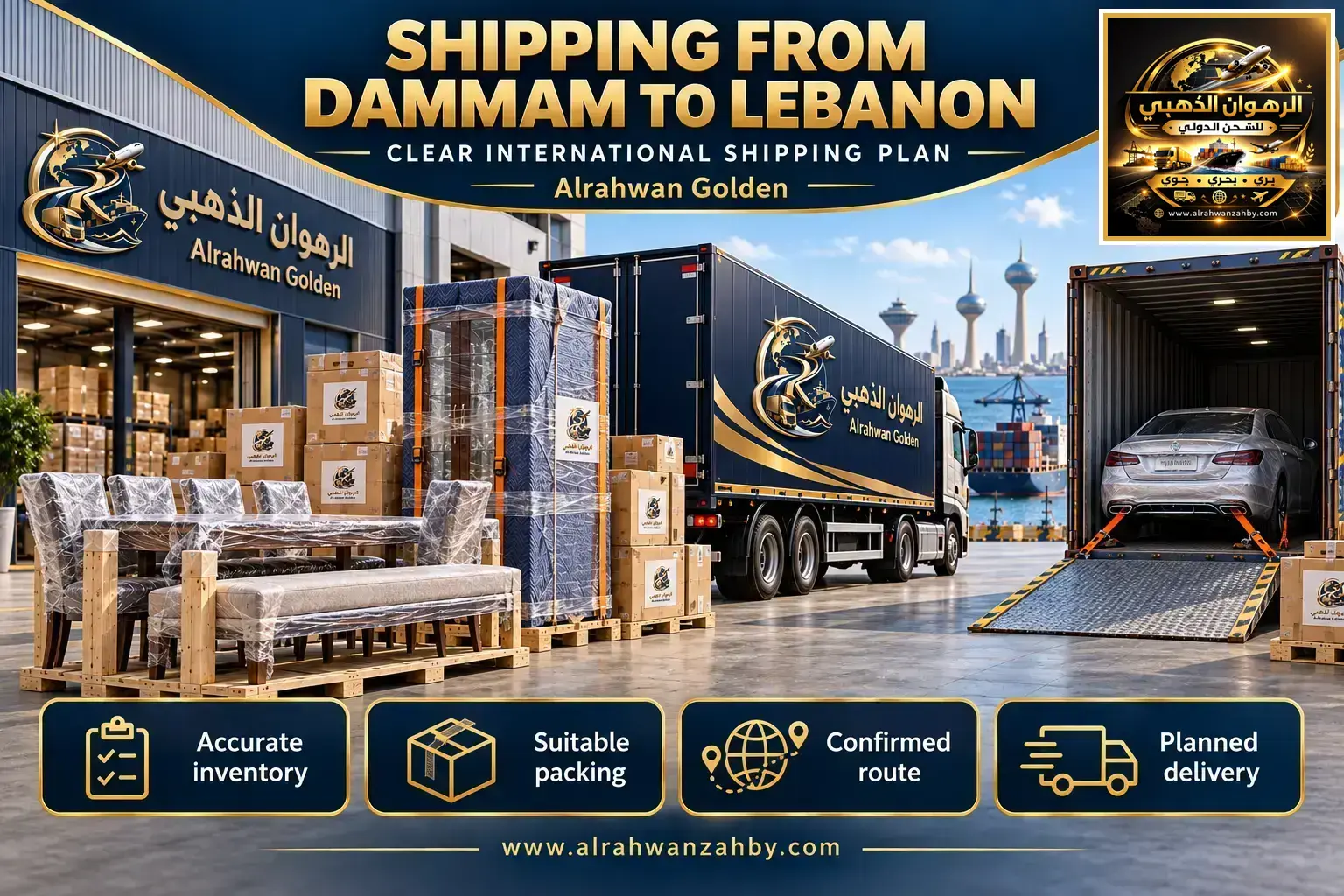 Shipping From Dammam To Lebanon — Clear International Shipping Plan