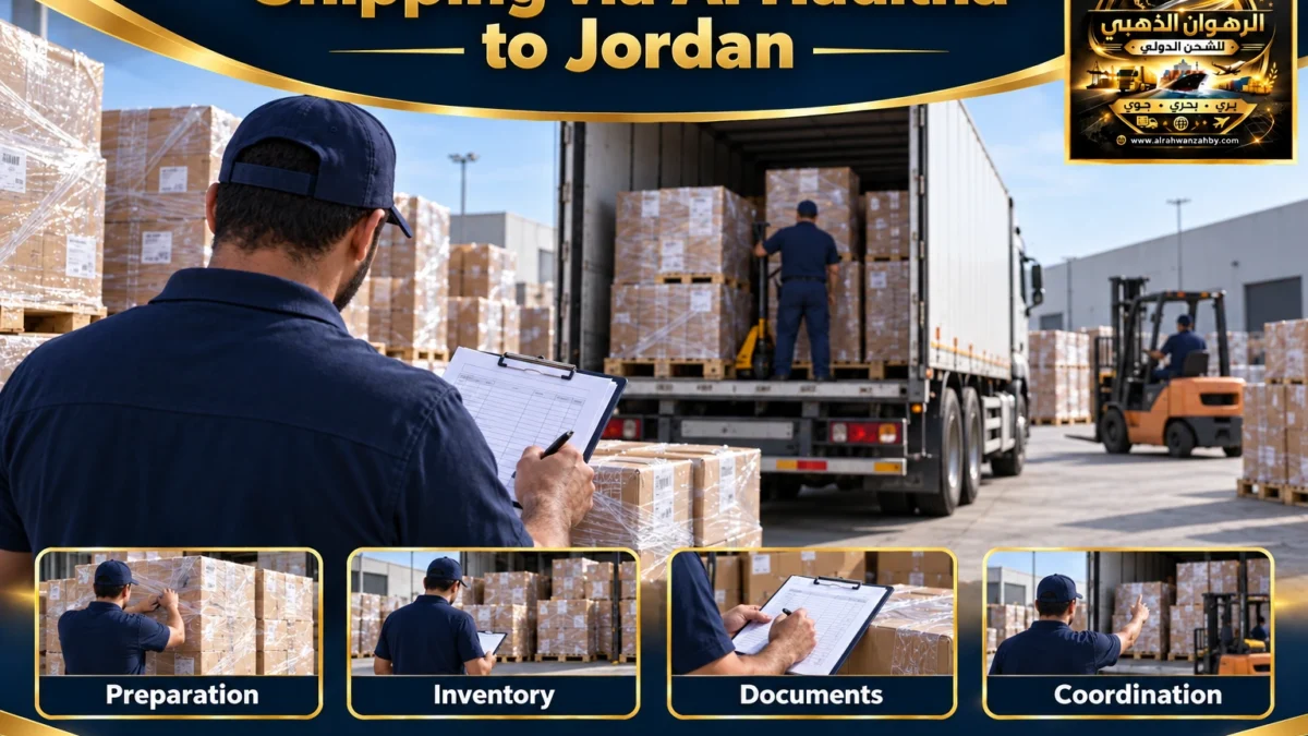 Shipping via Al Haditha to Jordan