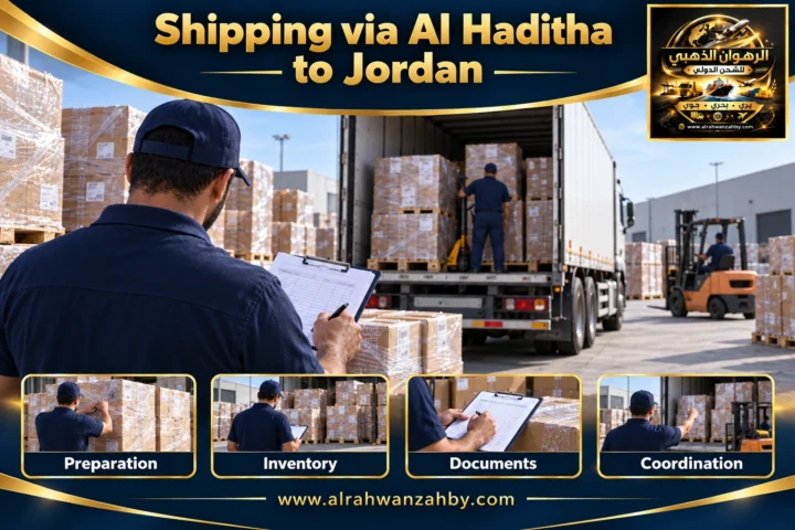 Shipping via Al Haditha to Jordan