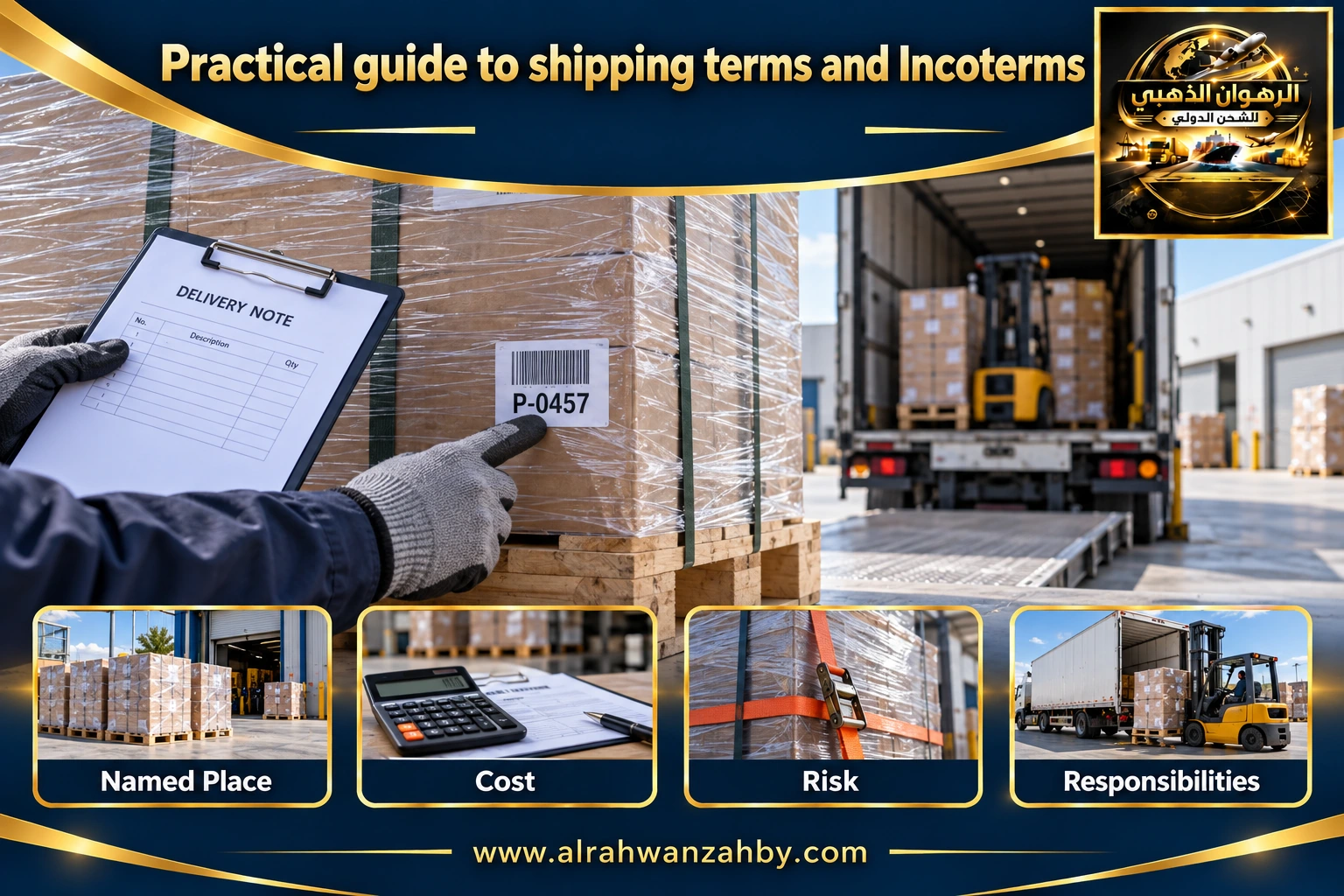 Practical guide to shipping terms and Incoterms — preparation and delivery