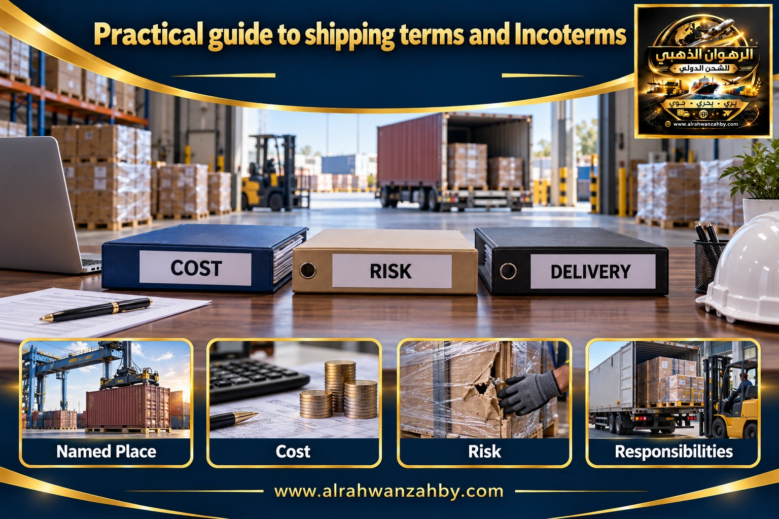 Practical guide to shipping terms and Incoterms
