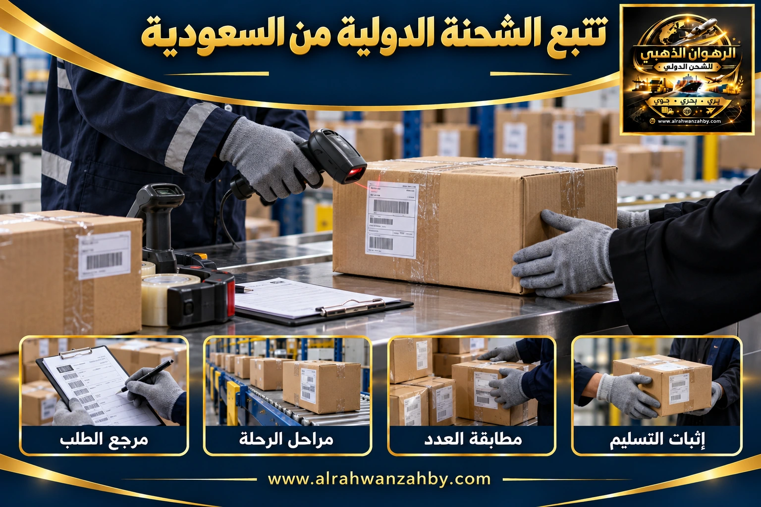 تتبع الشحنة الدولية من السعودية