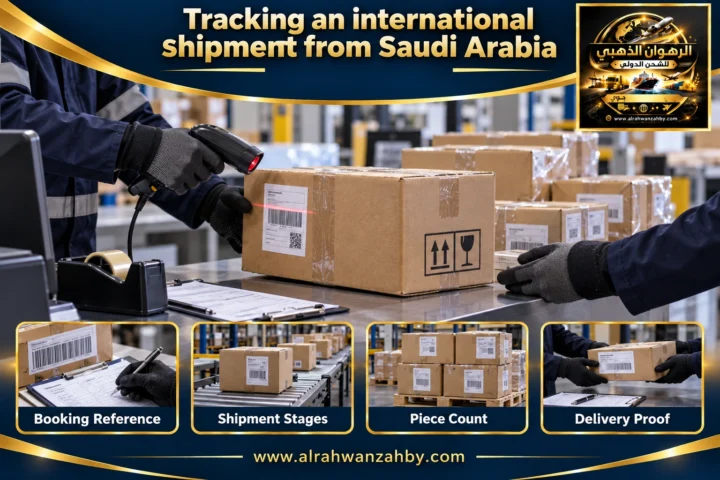 Tracking an international shipment from Saudi Arabia