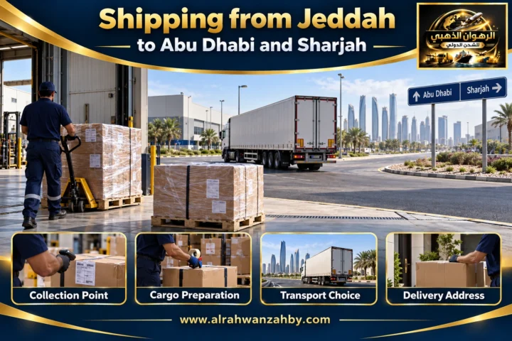 Shipping from Jeddah to Abu Dhabi and Sharjah