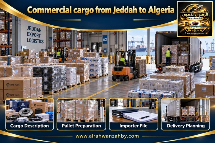 Commercial cargo from Jeddah to Algeria