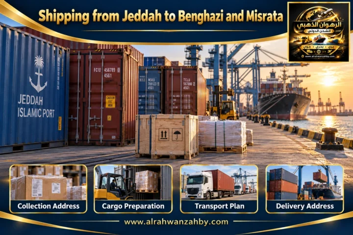Shipping from Jeddah to Benghazi and Misrata