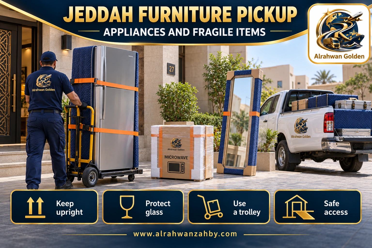 JEDDAH FURNITURE PICKUP — APPLIANCES AND FRAGILE ITEMS