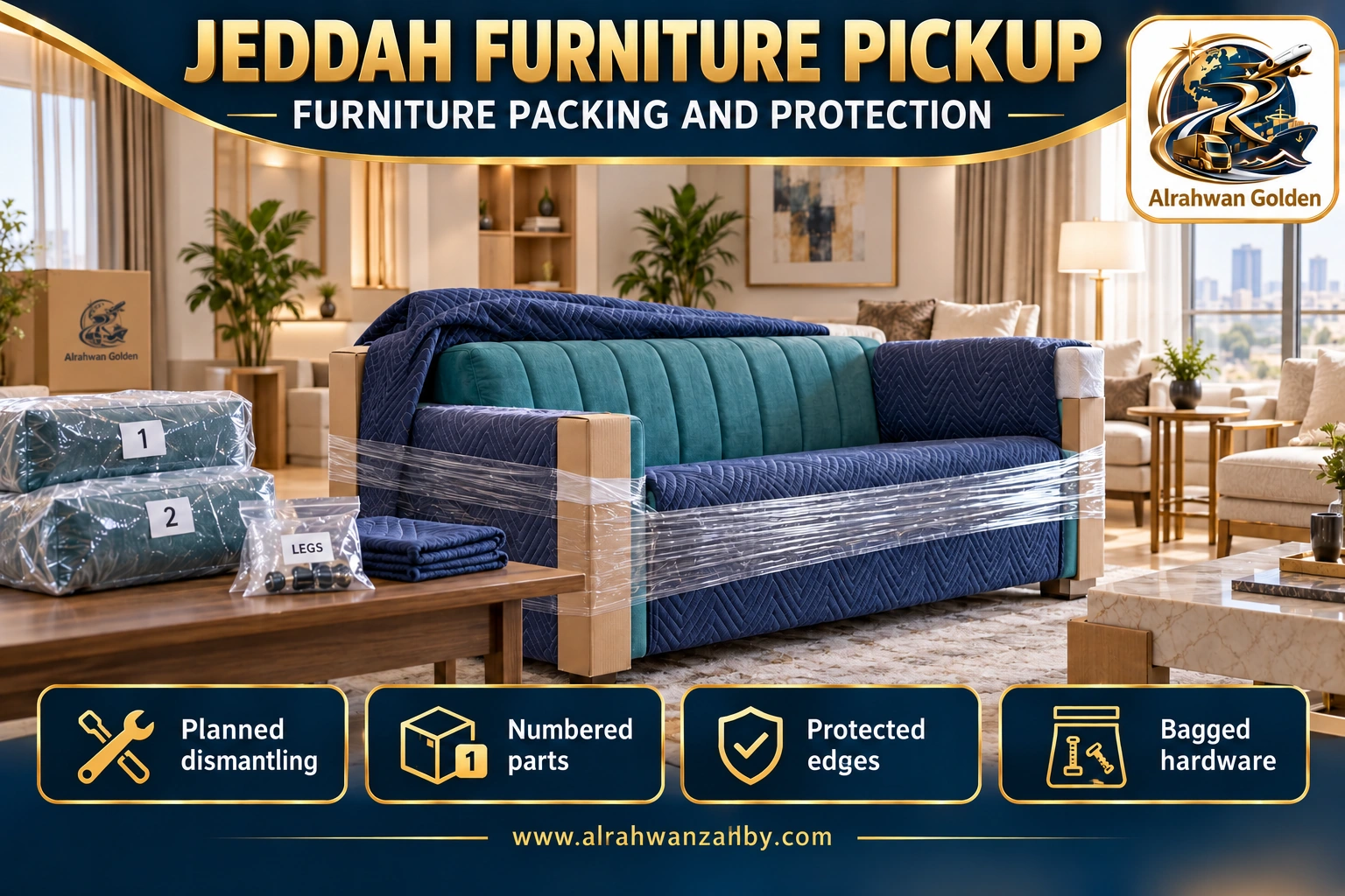 JEDDAH FURNITURE PICKUP — FURNITURE PACKING AND PROTECTION