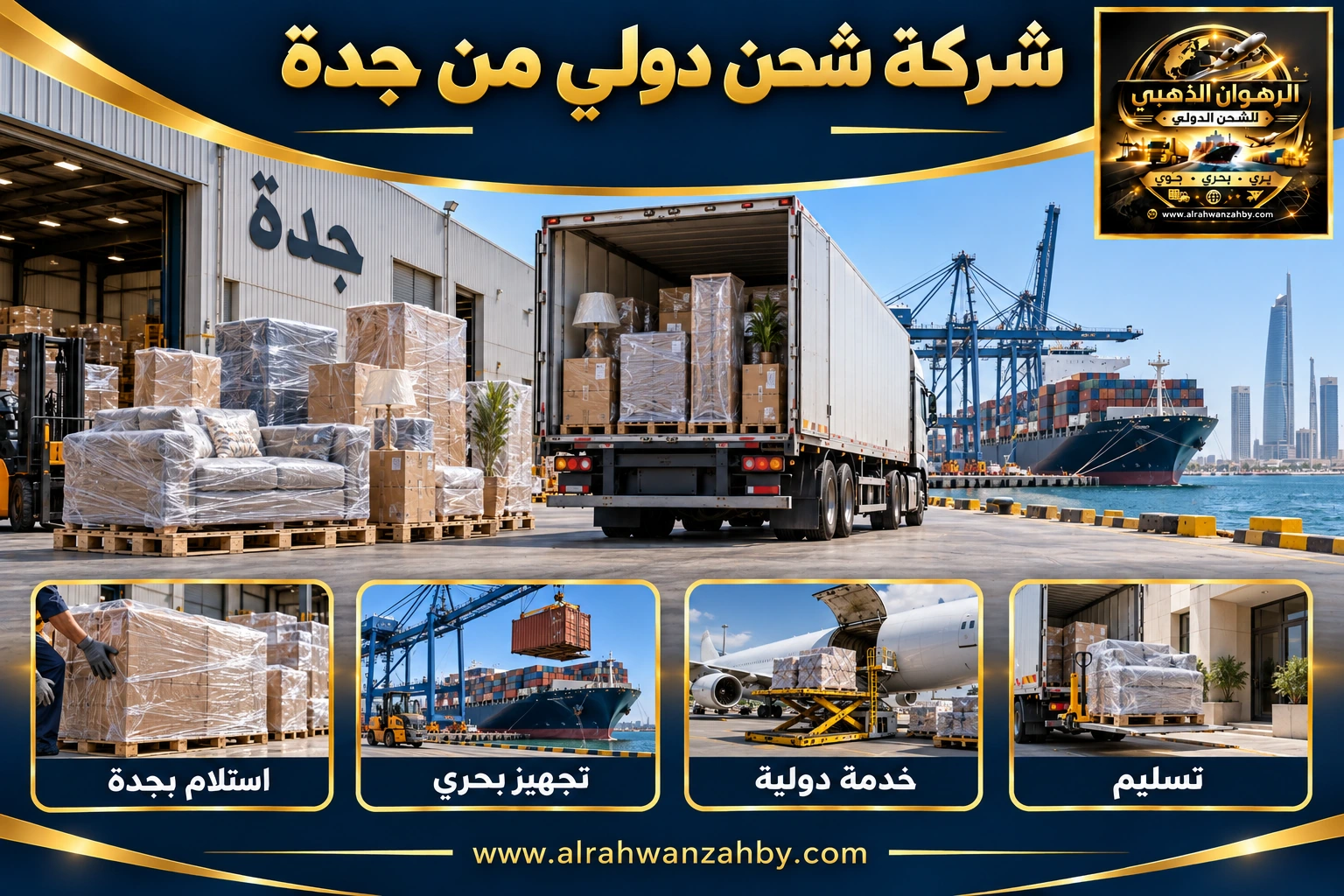 شركة شحن دولي من جدة