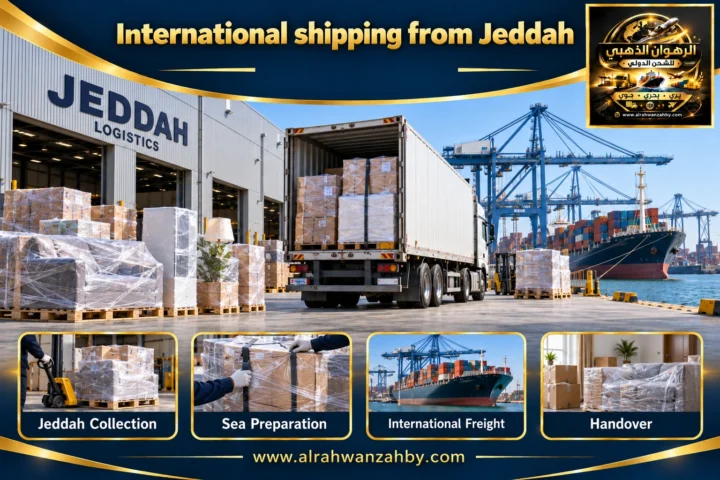 International shipping from Jeddah
