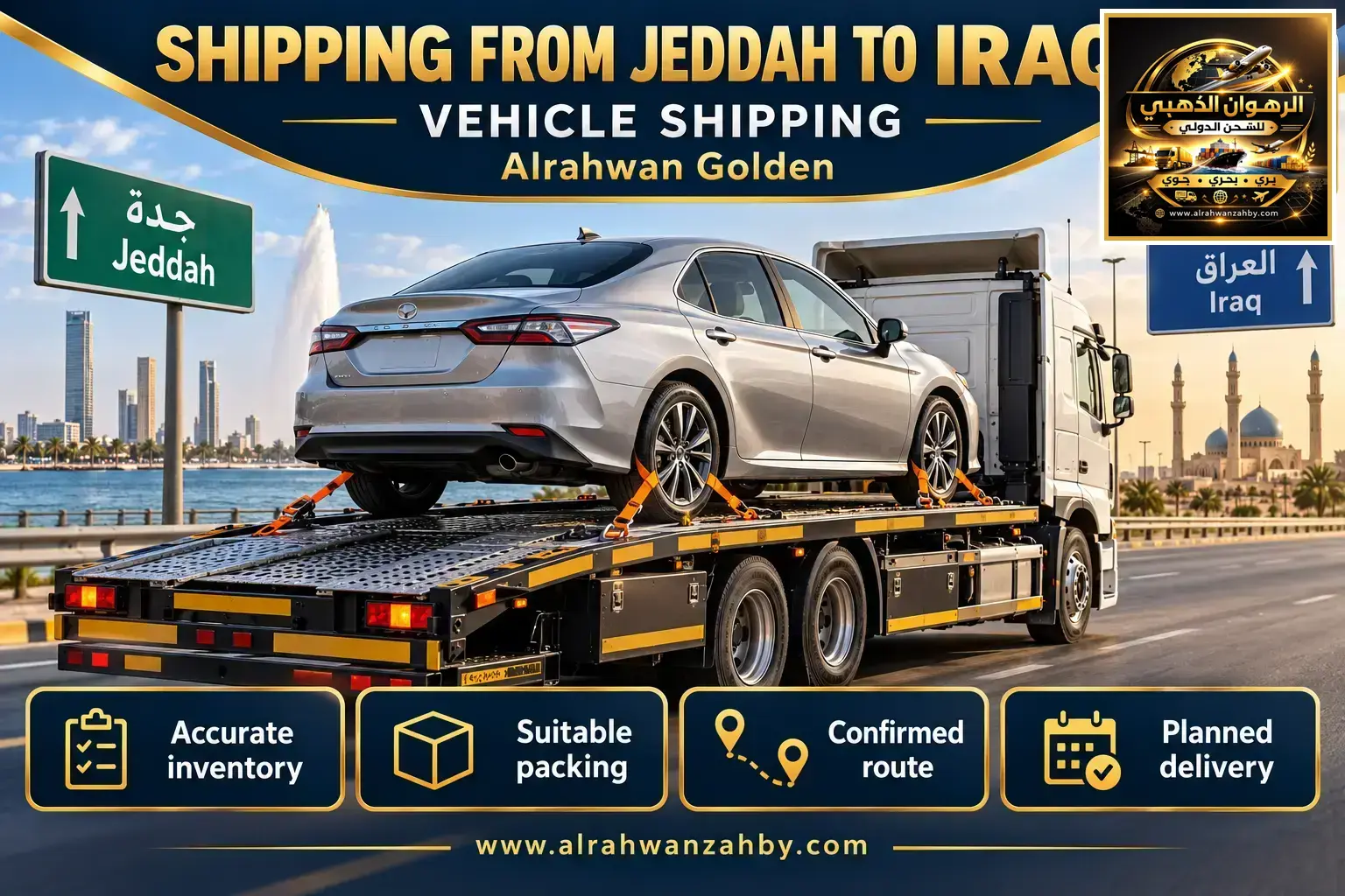 Shipping From Jeddah To Iraq — Vehicle Shipping