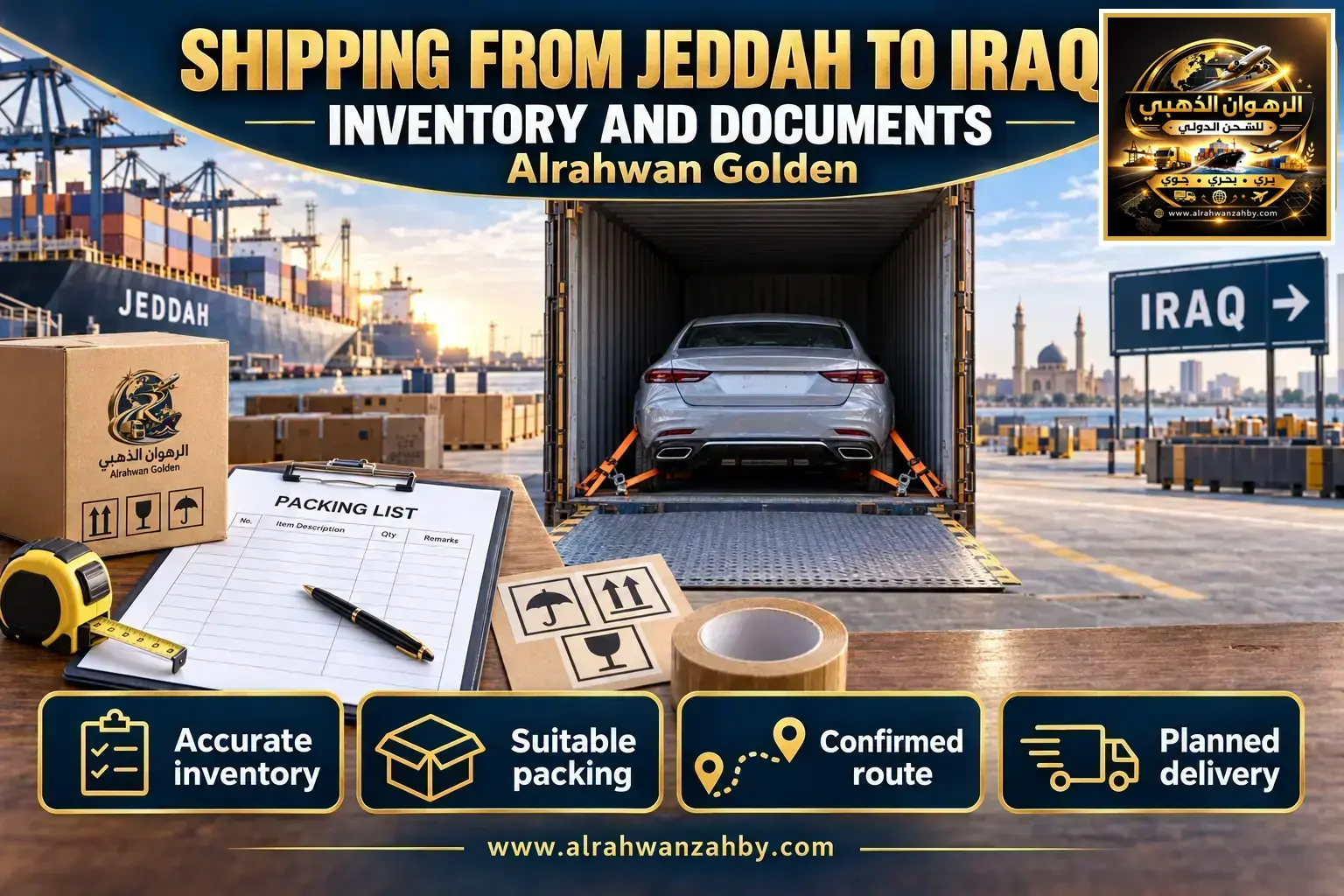 Shipping From Jeddah To Iraq — Inventory And Documents