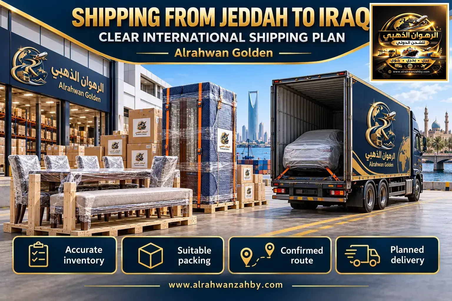 Shipping From Jeddah To Iraq — Clear International Shipping Plan
