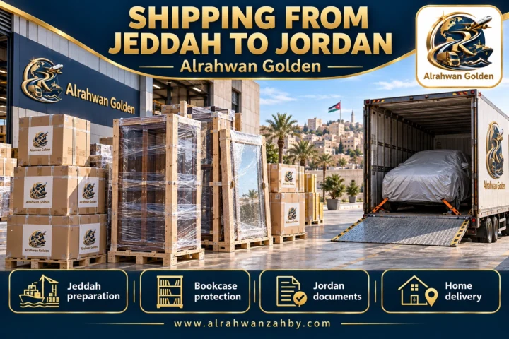 SHIPPING FROM JEDDAH TO JORDAN — Alrahwan Golden