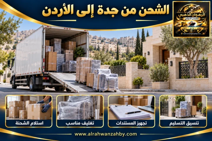 الشحن من جدة إلى الأردن