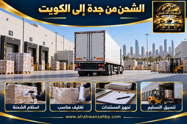 الشحن من جدة إلى الكويت