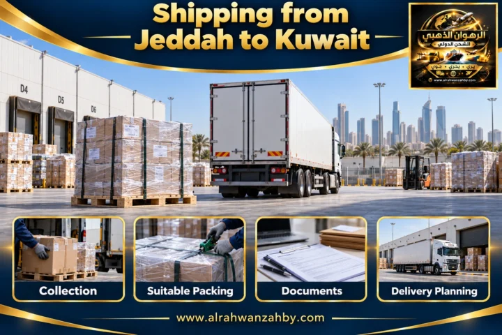 Shipping from Jeddah to Kuwait