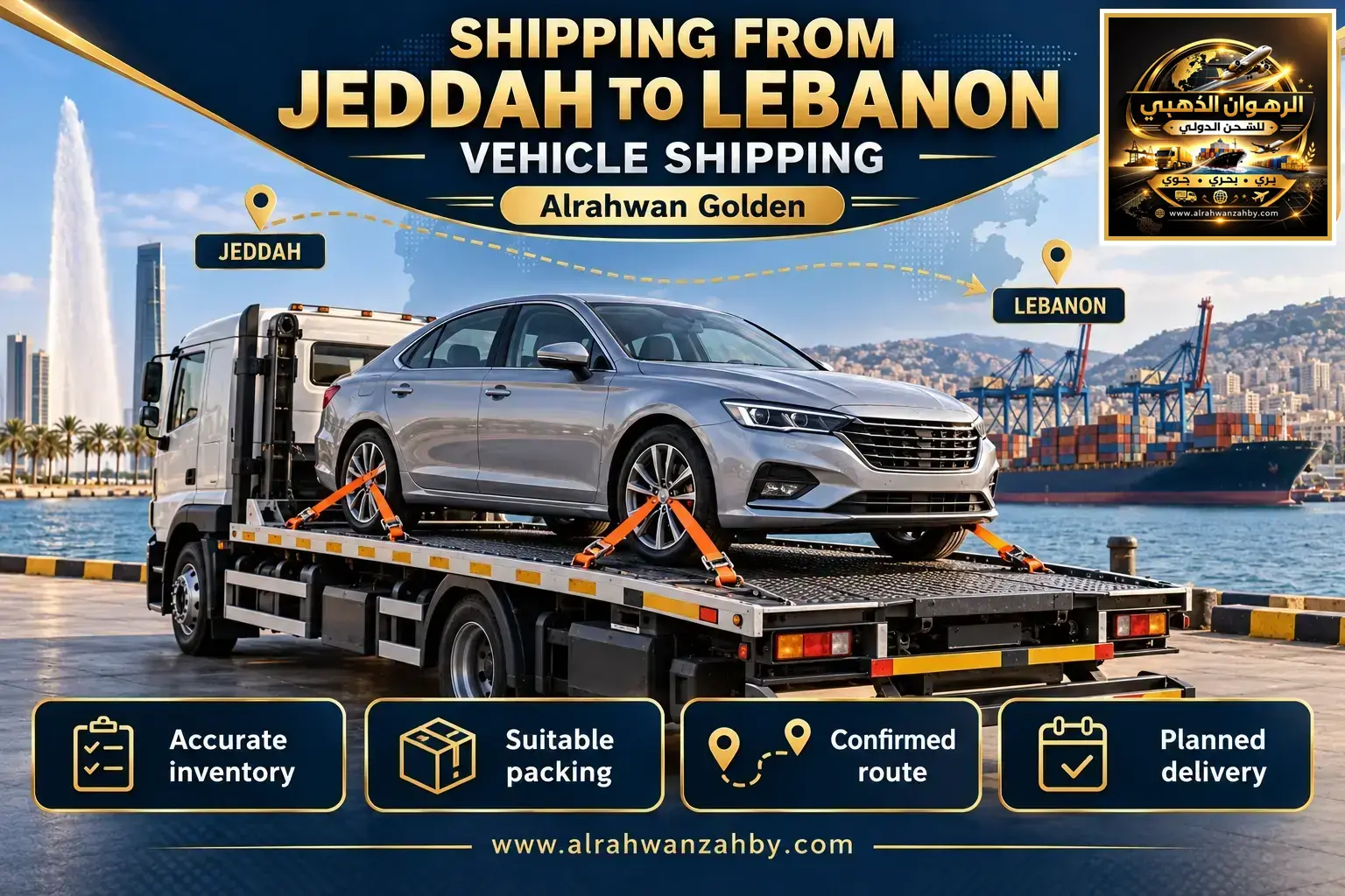 Shipping From Jeddah To Lebanon — Vehicle Shipping