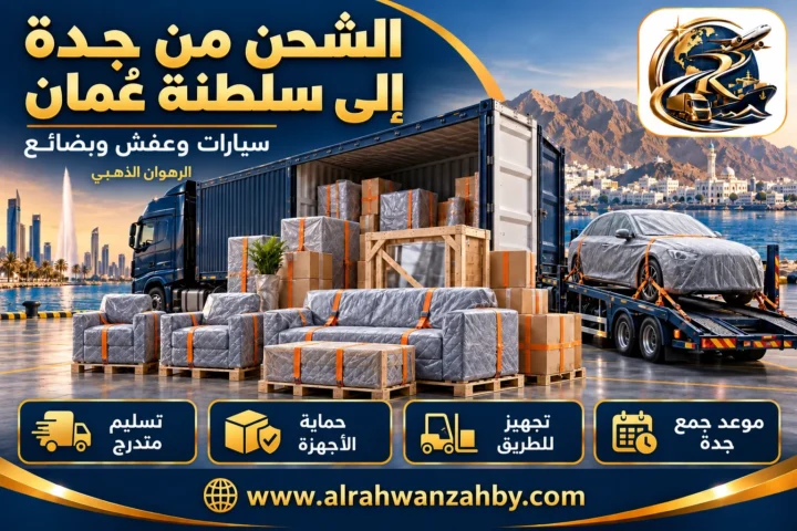 سيارات وعفش وبضائع، الشحن من جدة إلى سلطنة عمان