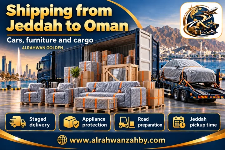 Cars, furniture and cargo — Shipping from Jeddah to Oman