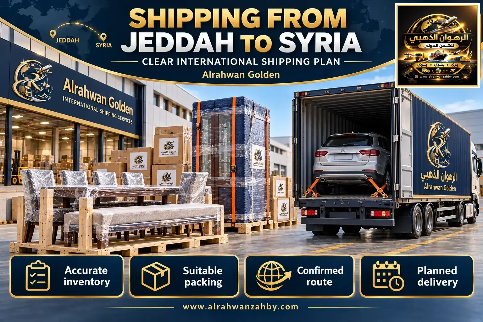 Shipping From Jeddah To Syria — Clear International Shipping Plan