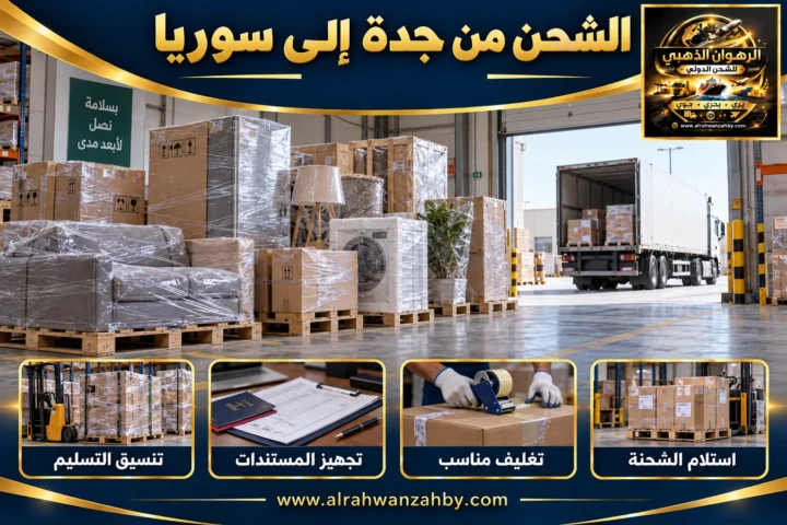 الشحن من جدة إلى سوريا