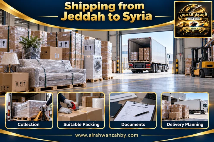 Shipping from Jeddah to Syria