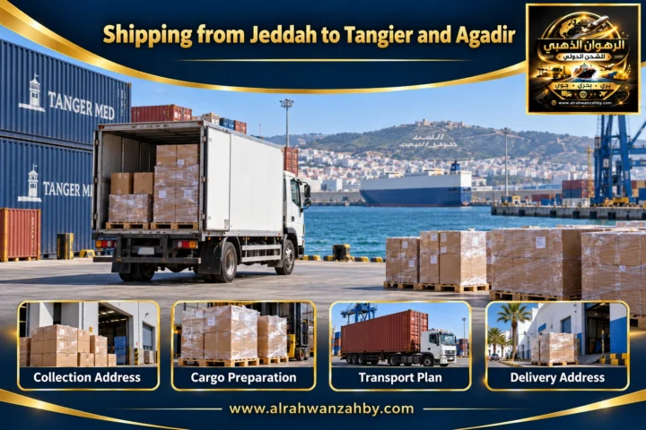 Shipping from Jeddah to Tangier and Agadir