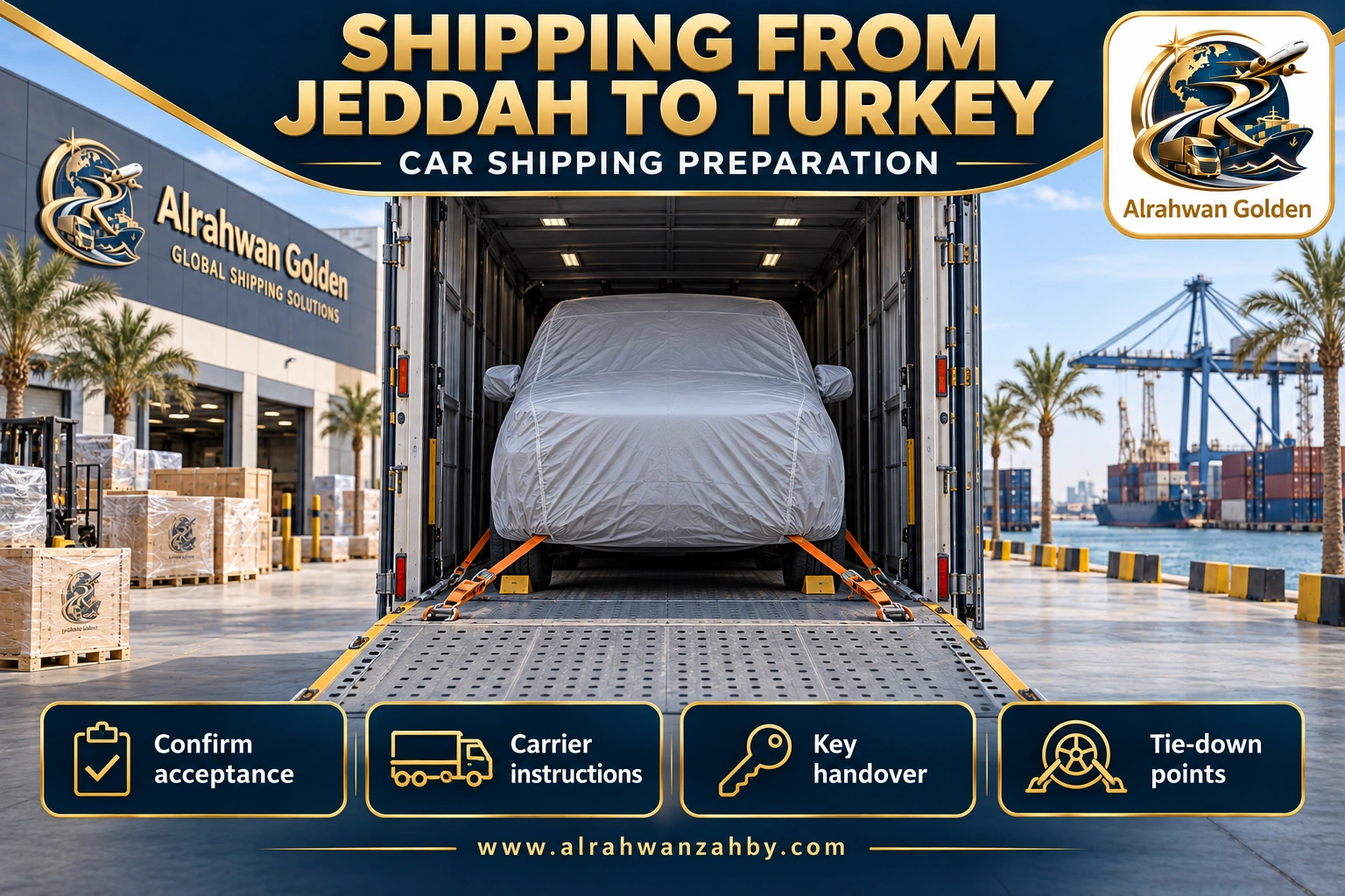 SHIPPING FROM JEDDAH TO TURKEY — CAR SHIPPING PREPARATION