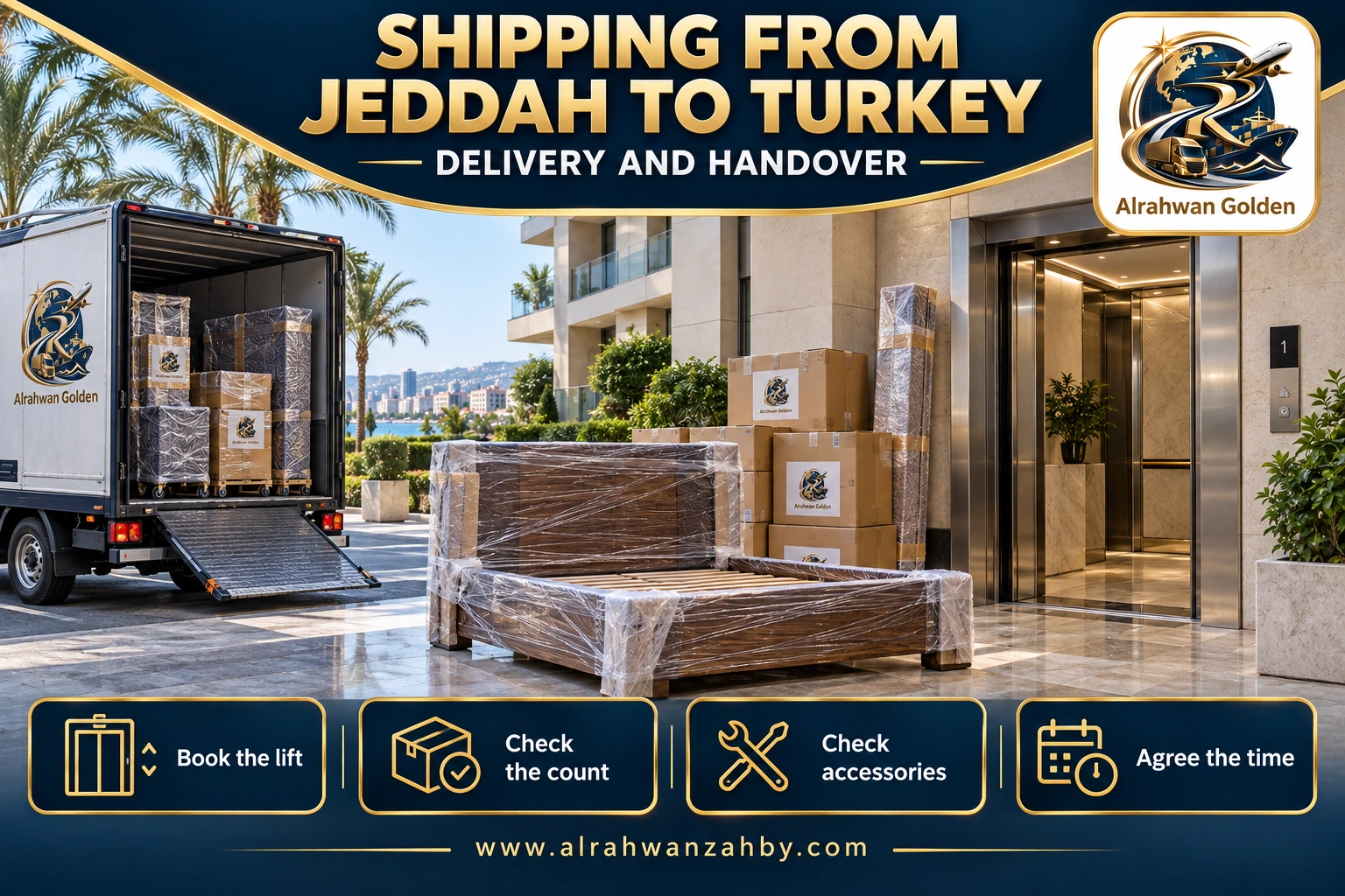SHIPPING FROM JEDDAH TO TURKEY — DELIVERY AND HANDOVER