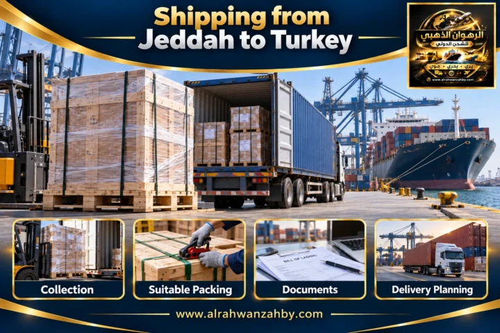 Shipping from Jeddah to Turkey