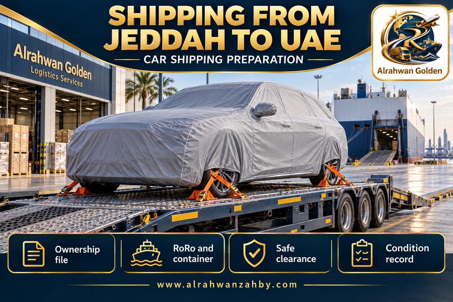 SHIPPING FROM JEDDAH TO UAE — CAR SHIPPING PREPARATION