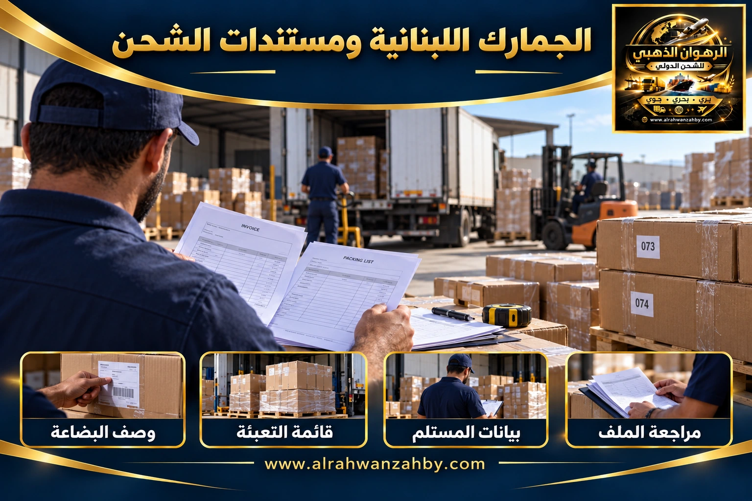 الجمارك اللبنانية ومستندات الشحن
