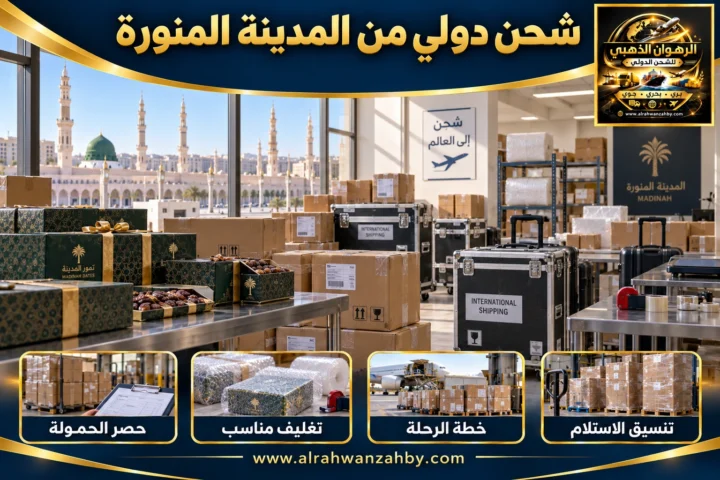 شحن دولي من المدينة المنورة