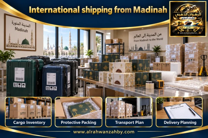 International shipping from Madinah