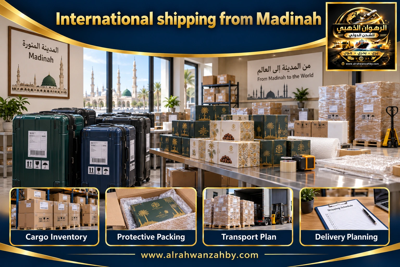 International shipping from Madinah