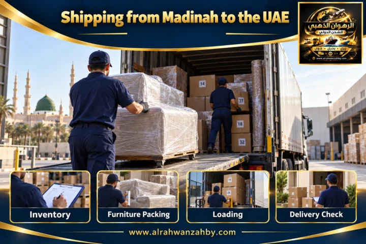 Shipping from Madinah to the UAE