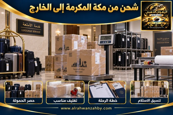 شحن من مكة المكرمة إلى الخارج