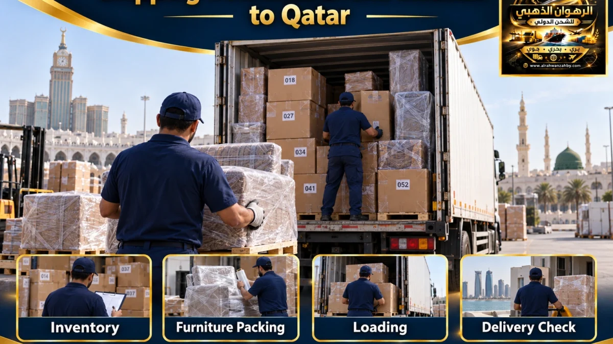 Shipping from Makkah and Madinah to Qatar