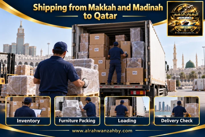 Shipping from Makkah and Madinah to Qatar