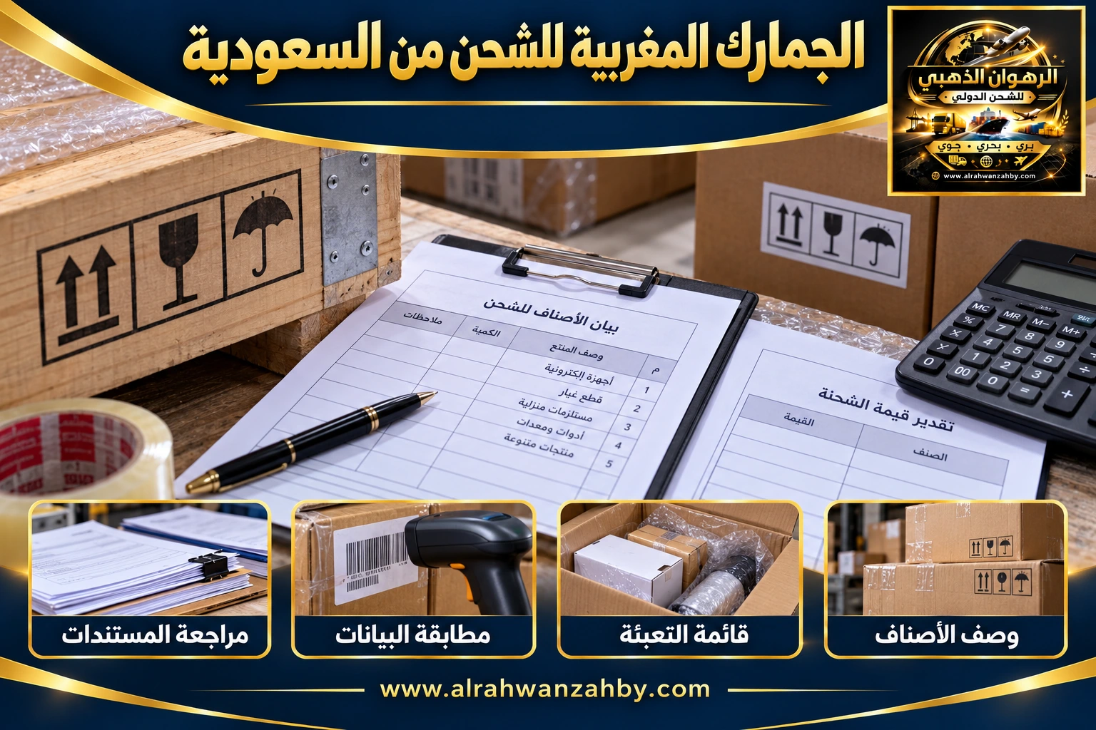 الجمارك المغربية للشحن من السعودية