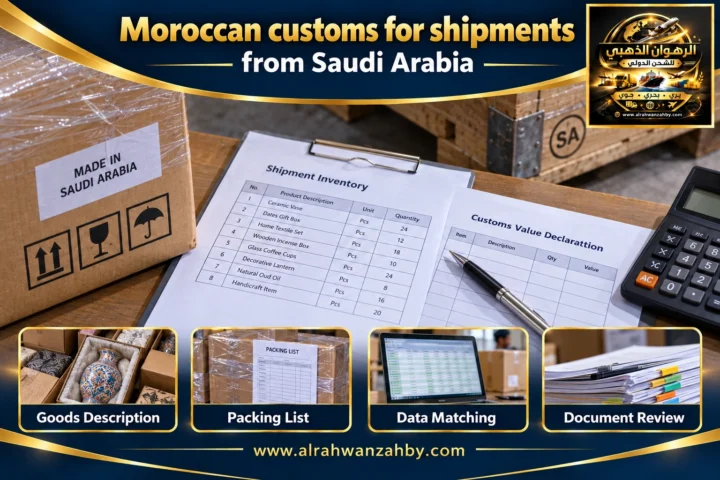 Moroccan customs for shipments from Saudi Arabia