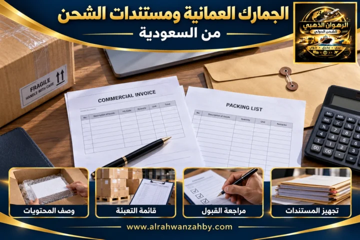 الجمارك العمانية ومستندات الشحن من السعودية